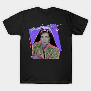 DANIELA ROMO 80S RETRO STYLE BLACK BACK T-Shirt